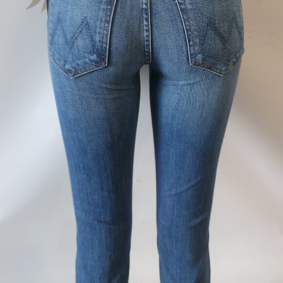 NWT Womens Mother (Item-88) Blue Insider Sneak Loafers And Lassos Jeans 24 - Picture 9 of 14